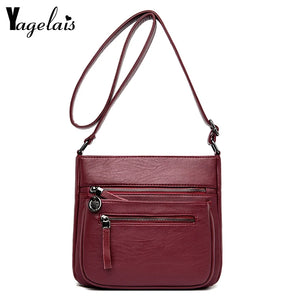 Women's Leather Satchel Shoulder Bag Crossbody Messenger Purse