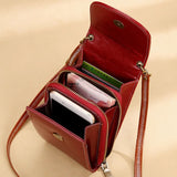 Women's Mini Phone Shoulder Bag Crossbody with Wide Strap