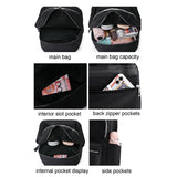 Womens School Book Bag Large Capacity Backpack Travel Backpack