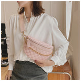 Vintage Letter Handbags Women Shell Shape Shoulder Bag