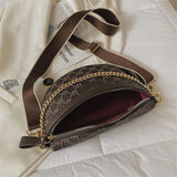 Vintage Letter Handbags Women Shell Shape Shoulder Bag