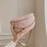 Vintage Letter Handbags Women Shell Shape Shoulder Bag