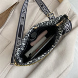 Vintage Letter Women Crossbody Bags Woman Handbags Versatile Handbag
