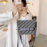 Vintage Letter Women Crossbody Bags Woman Handbags Versatile Handbag