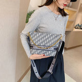 Vintage Letter Women Crossbody Bags Woman Handbags Versatile Handbag
