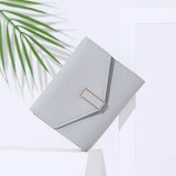 Womens Small Leather Pocket Wallet Ladies Mini Purse With ID Window
