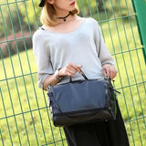 Women's Leather Tote Handbag Large Capacity Waterproof