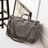 Women's Leather Tote Handbag Large Capacity Waterproof