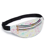 Women's Waist Bag Fanny Pack PU Leather Zipper Pouch