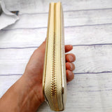 Long Clutch Purse Glitter Bag Zipper Phone Pocket