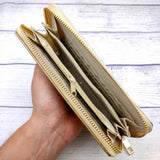 Long Clutch Purse Glitter Bag Zipper Phone Pocket