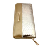 Long Clutch Purse Glitter Bag Zipper Phone Pocket