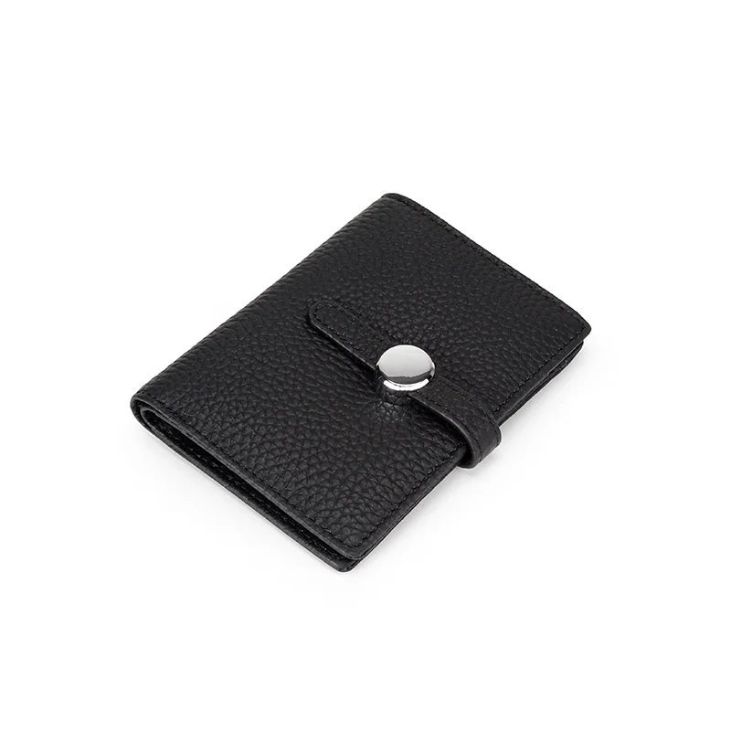 Women's Leather Fold Wallet Short Money Bag Change Purse Small Wallet