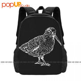 Woodcock Bird American Birds Lover Hunter Backpack Large Capacity Foldable