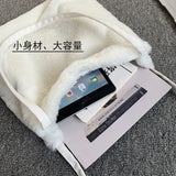 Japanese Style Woolen Bag for Women Autumn Winter