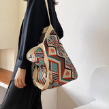 Ethnic Style Woven Shoulder Bag for Women