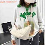 Plaid Women Crossbody Bag Large Capacity Solid