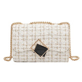 Woolen Women Bag Chain Shoulder Messenger Bag