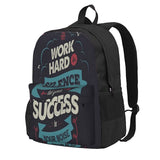 Work Hard Backpacks Men's & Women's Bags Reusable Mens Feminina Backpack