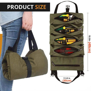 Multi-Purpose Tool Roll Up Bag Wrench Roll Pouch