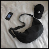 Dumpling Bag College Student Large Capacity Shoulder Bag Unisex Cross Bag
