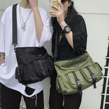 Japanese Style Messenger Bag for Men and Women