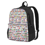 World Flags With Names Backpacks Men's Backpacks Bags For Women