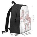 Adventure Awaits World Map Backpack Men Women