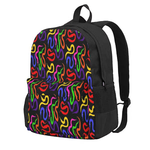 Worm On A String Baby Backpacks Men Women Travel Zipper Close