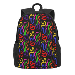 Worm On A String Baby Backpacks Men Women Travel Zipper Close