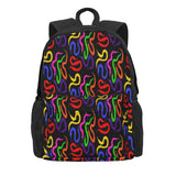Worm On A String Baby Backpacks Men Women Travel Zipper Close