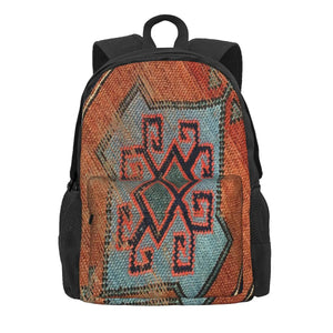 Kazak Carpet Weave Backpack for Men & Women
