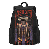 Coffee 2 Backpack Men Women Bags