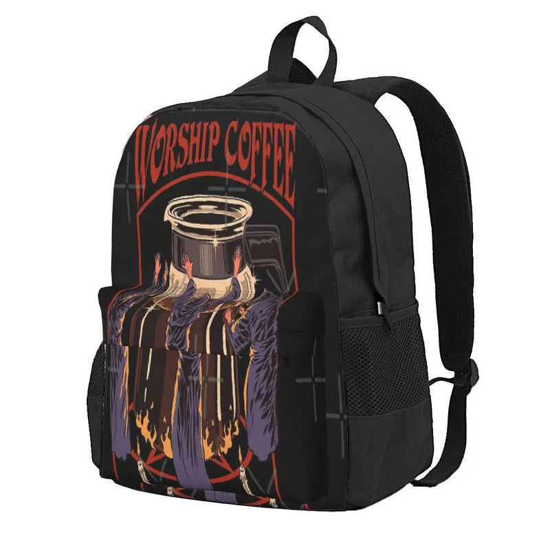 Coffee 2 Backpack Men Women Bags