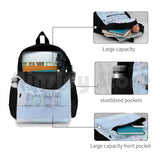 Wotakoi Love Is Hard For Chibi Anime Outdoor Hiking Backpack