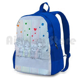 Wotakoi Love Is Hard For Chibi Anime Outdoor Hiking Backpack