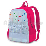 Wotakoi Love Is Hard For Chibi Anime Outdoor Hiking Backpack