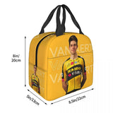 Van Aert Insulated Lunch Bag Portable Cooler Thermal Bento Box Women Children