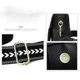 Leather Mini Square Bag Messenger Shoulder Bag for Women