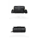 Leather Mini Square Bag Messenger Shoulder Bag for Women