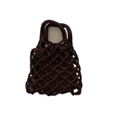 Woven Bag Women's Casual Portable Bucket Hollow Woven Bag Small Clutch