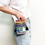 Ethnic Style Bucket Shoulder Bag Tassel Chain Handbags