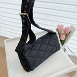 Cotton Padded Shoulder Bag for Women