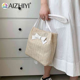 Woven Handbag Tote Women Beach Boho Ladies Shoulder Bags