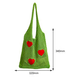 Hollow Mesh Hobo Bag Large Capacity Eco-Friendly Shoulder Bag
