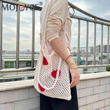 Large Capacity Mesh Net Beach Travel Handbag Eco-Friendly Reusable Foldable