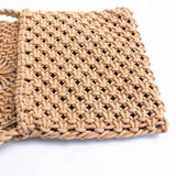 Ethnic Style Straw Tote Beach Bag for Women