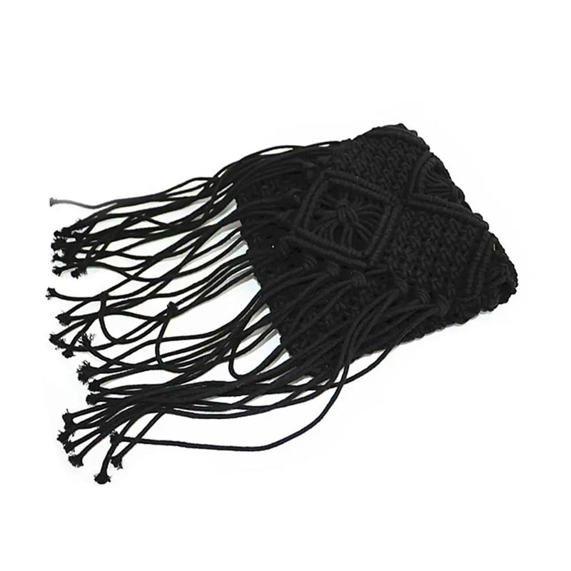 Ethnic Style Straw Tote Beach Bag for Women