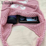 Rabbit Print Beach Bag for Women
