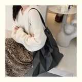 Canvas Women's Bag, Light and Portable Folding Shopping Tote